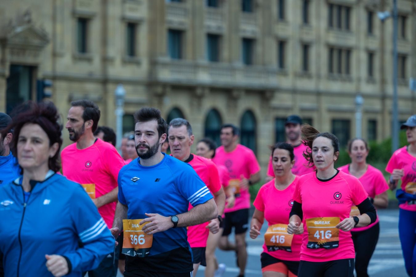 La Carrera de Empresas, a la altura del Kursaal