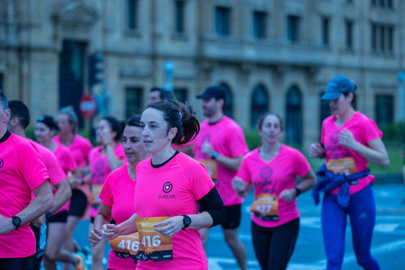 La Carrera de Empresas, a la altura del Kursaal