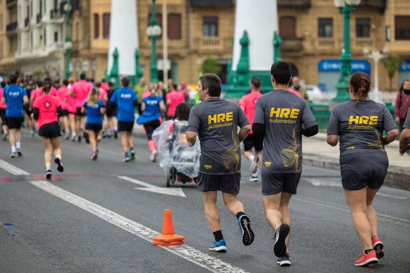 La Carrera de Empresas, a la altura del Kursaal