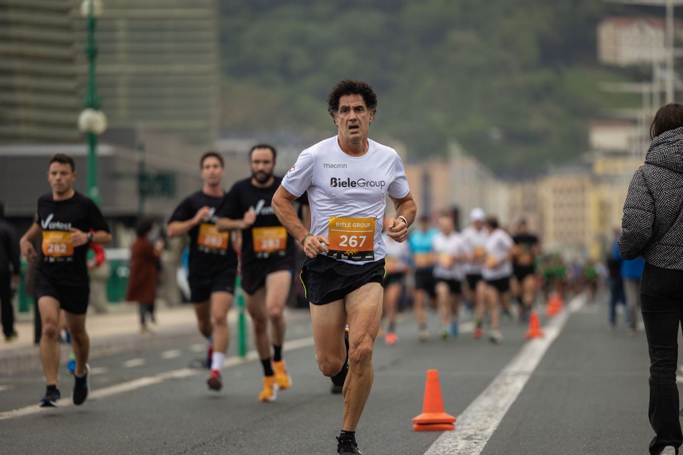 La Carrera de Empresas, a la altura del Kursaal