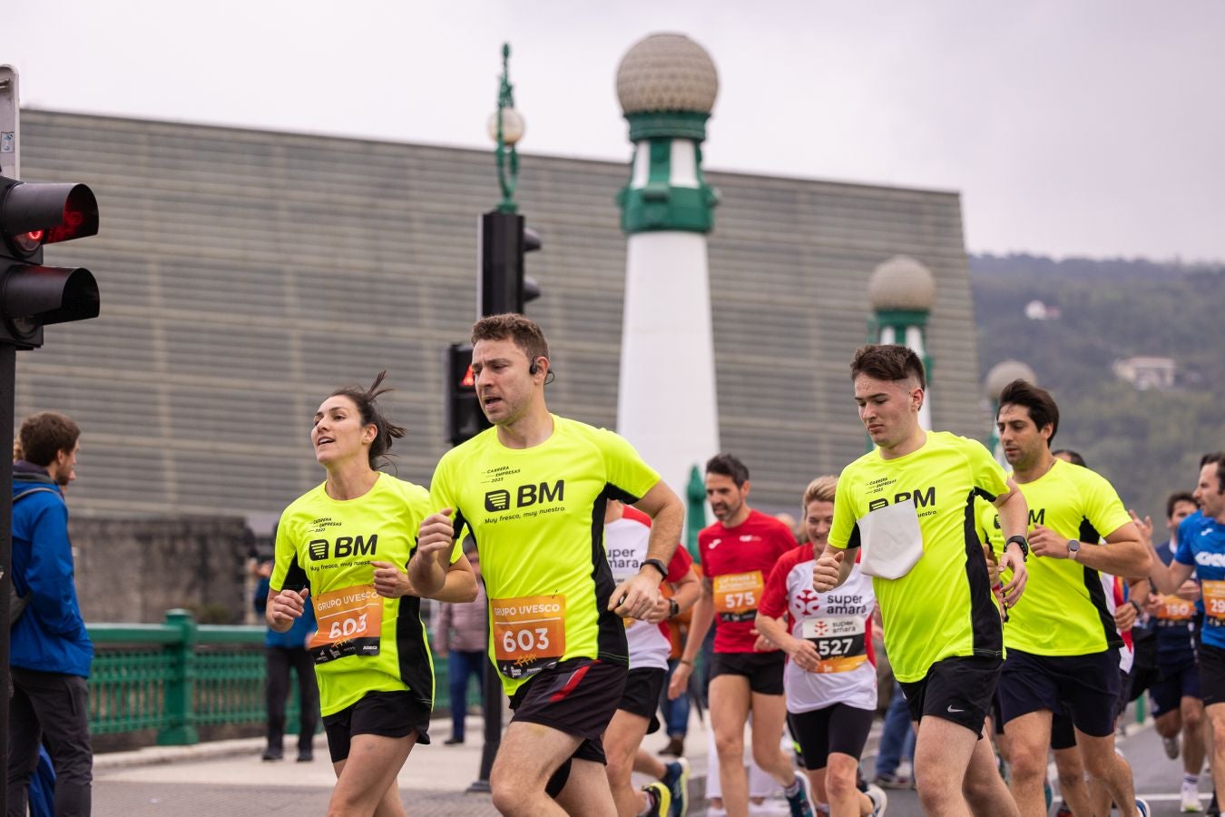 La Carrera de Empresas, a la altura del Kursaal