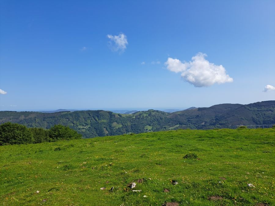 Explosión primaveral en la cima de Erroizpe
