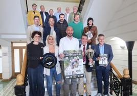 En el Ayuntamiento se llevó a cabo la presentación del V Gran Premio 'Ciudad de Eibar' femenino.