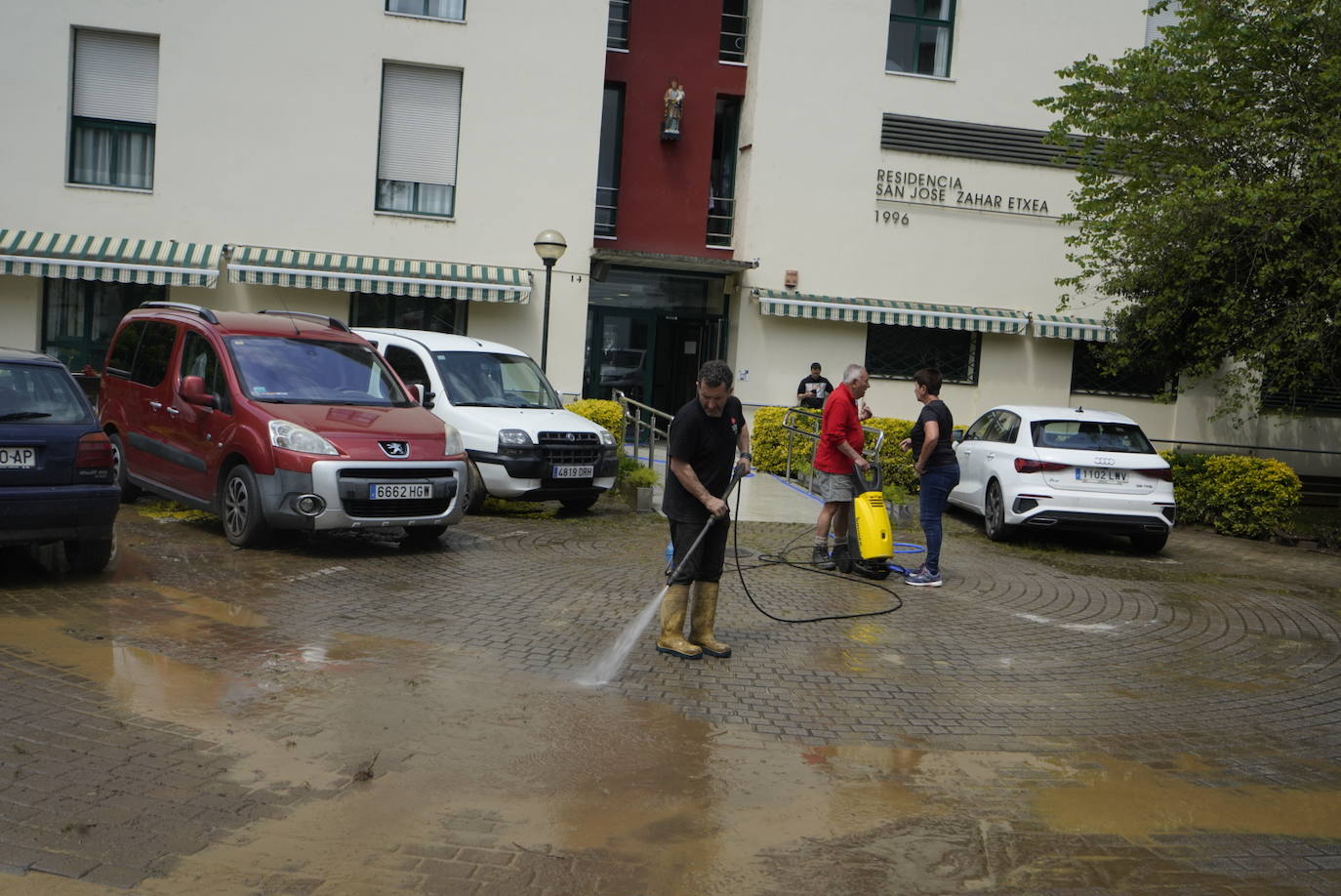 Las inundaciones en Bera, en imágenes