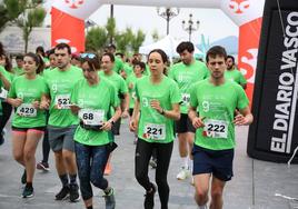 Los corredores salieron con puntualidad a las 10 horas desde la calle Hernani.