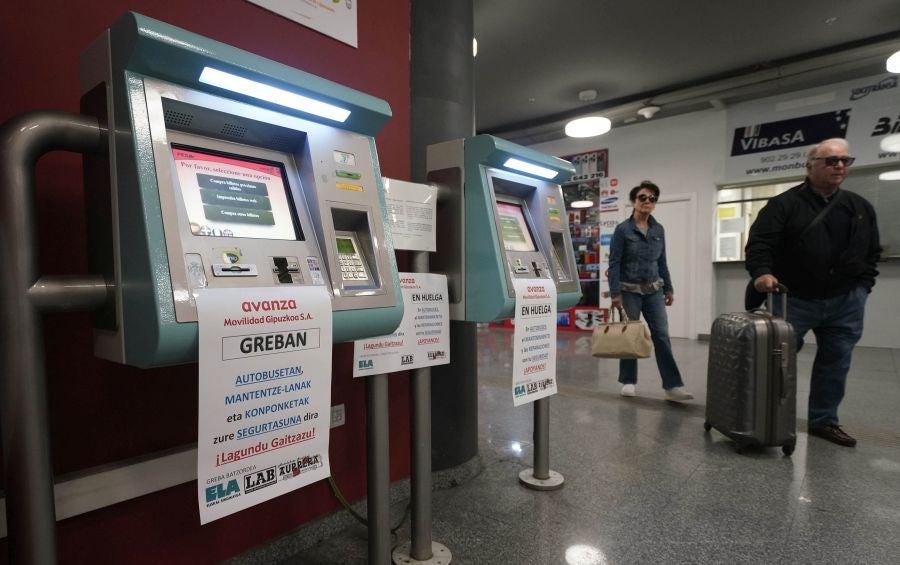 Huelga en los autobuses de Avanza