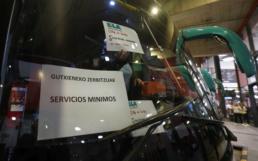 Huelga en los autobuses de Avanza
