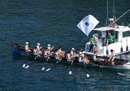 Donostiarra celebra la victoria en Mutriku.