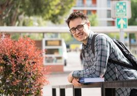 Aitor Marcos, estudiante la Facultad de Economía y Empresas de la UPV/EHU.