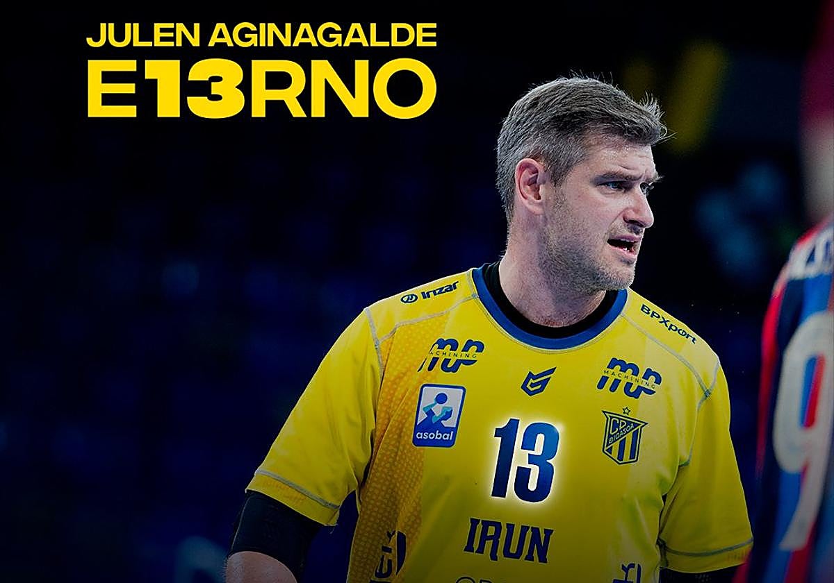 El Bidasoa Irun retirará el 13 de Julen Aginagalde