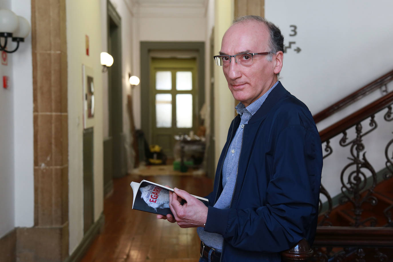 Josu Penades, Donostian egindako aurkezpenaren aurretik.