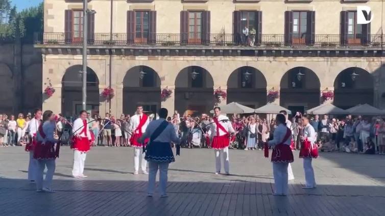 Celebración del día del Corpus en Oñati