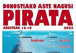 El cartel de conciertos de la Semana Grande Pirata