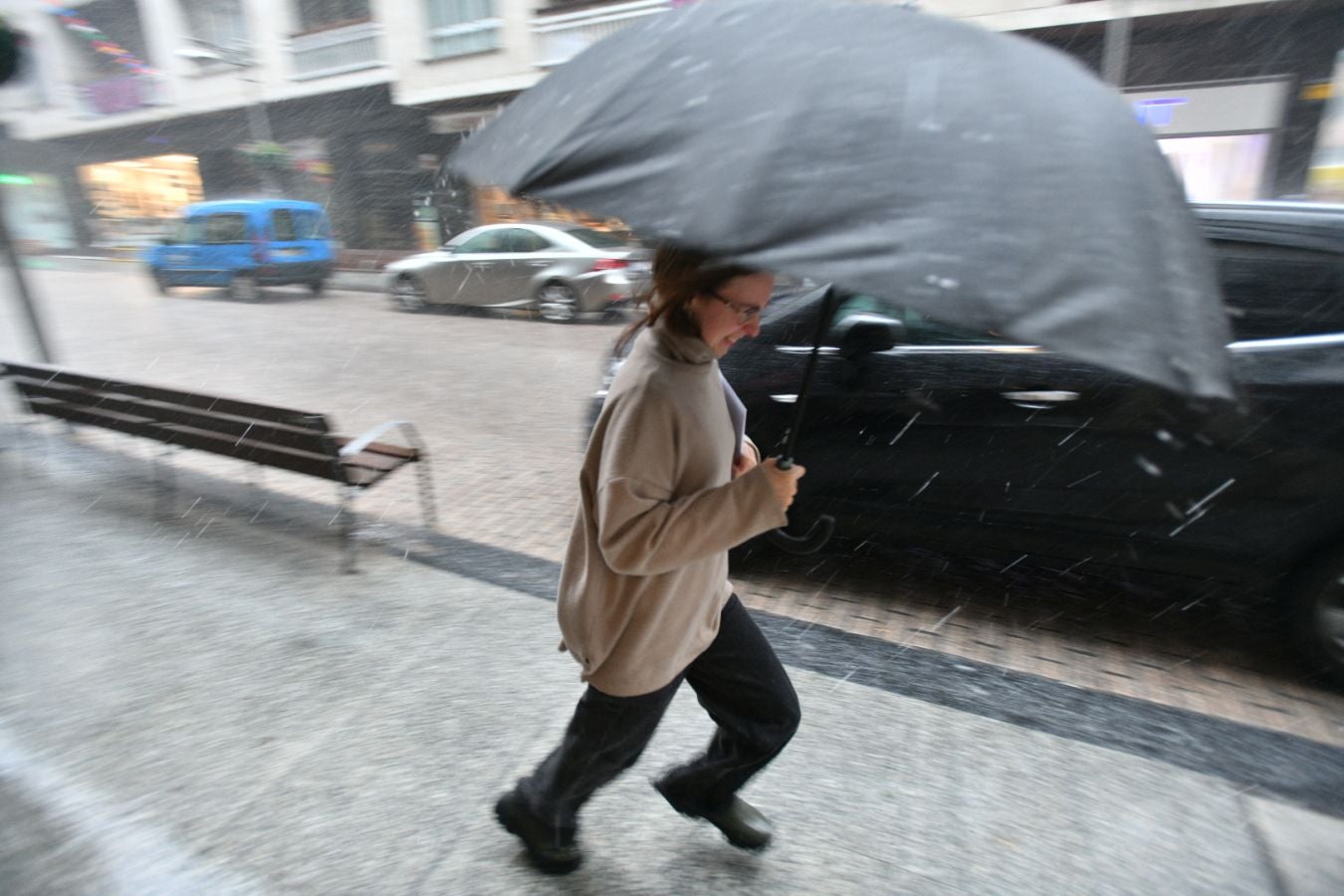 Trombas de agua y granizadas en Gipuzkoa