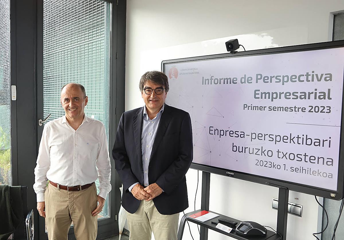 Presentación de la primera Encuesta de Coyuntura de la Cámara de Comercio de Gipuzkoa