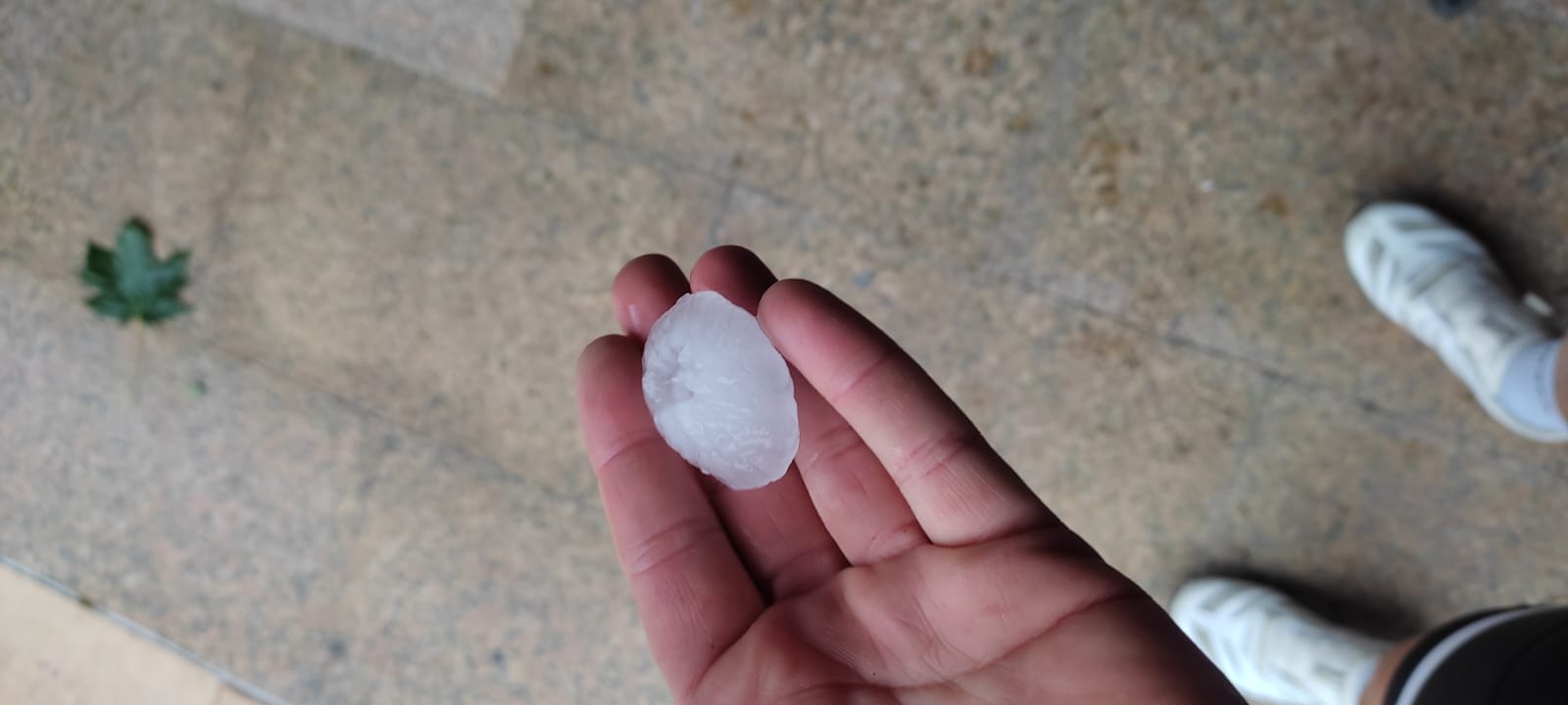 Trombas de agua y granizadas en Gipuzkoa