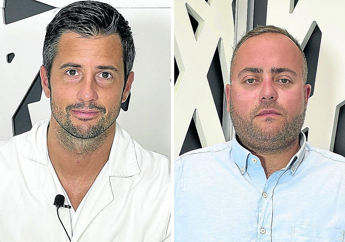 Adrián Cuéllar y Denis Juaristi.