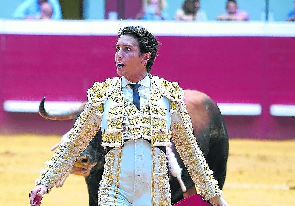 Roca Rey, durante la faena del año pasado en Illunbe.