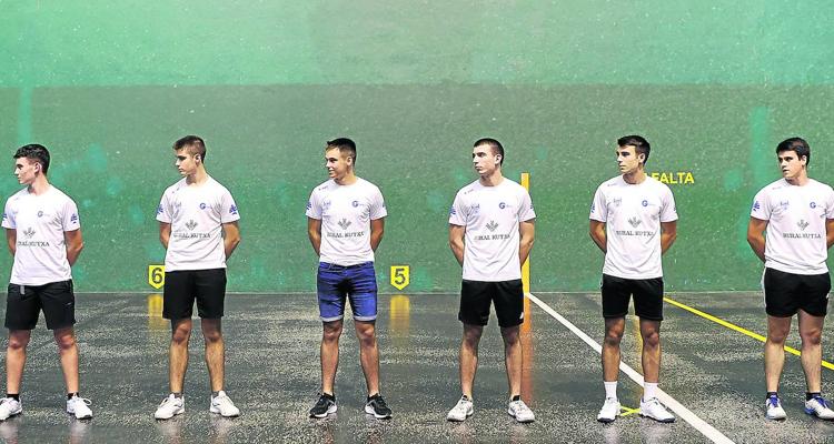 Los pelotaris de Azpeitia
