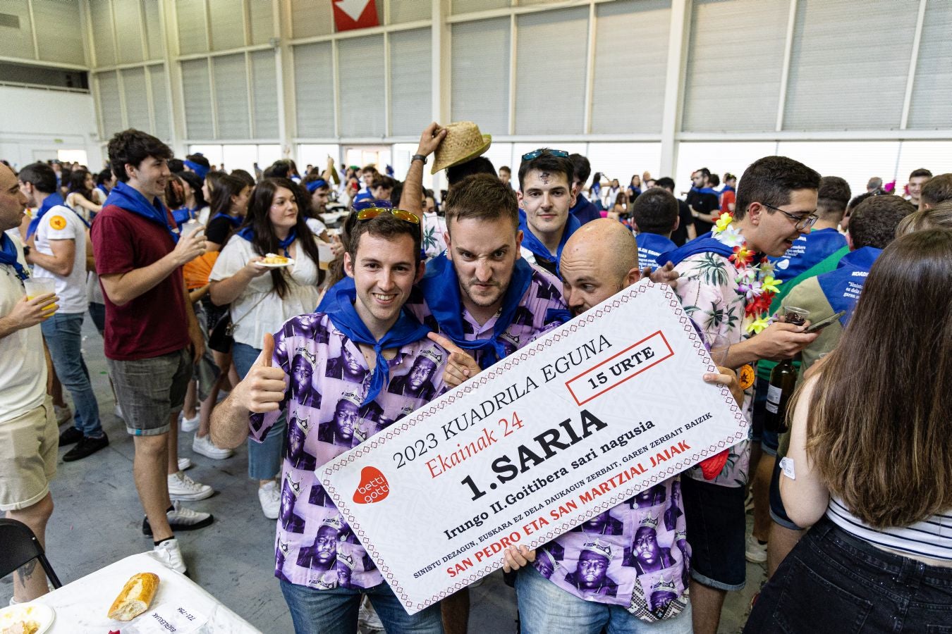 Las cuadrillas protagonizan el sábado festivo de San Marcial