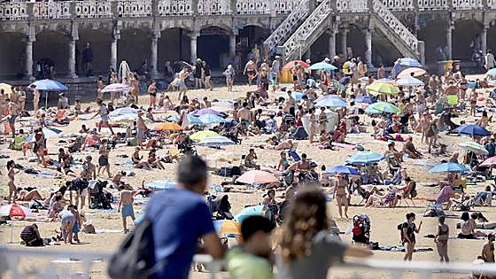 Gipuzkoa registra un fin de semana de verano