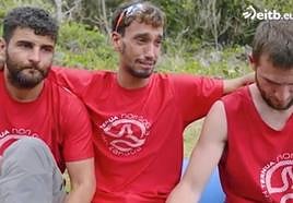 Etxe, con Hamza y Txoskin en El Conquis 2023.