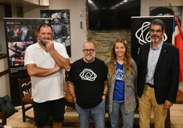 Presentación del evento Koxk! con Félix Martínez, Peio García Amiano, Helena Ruiz Azua y Eneko Goia.