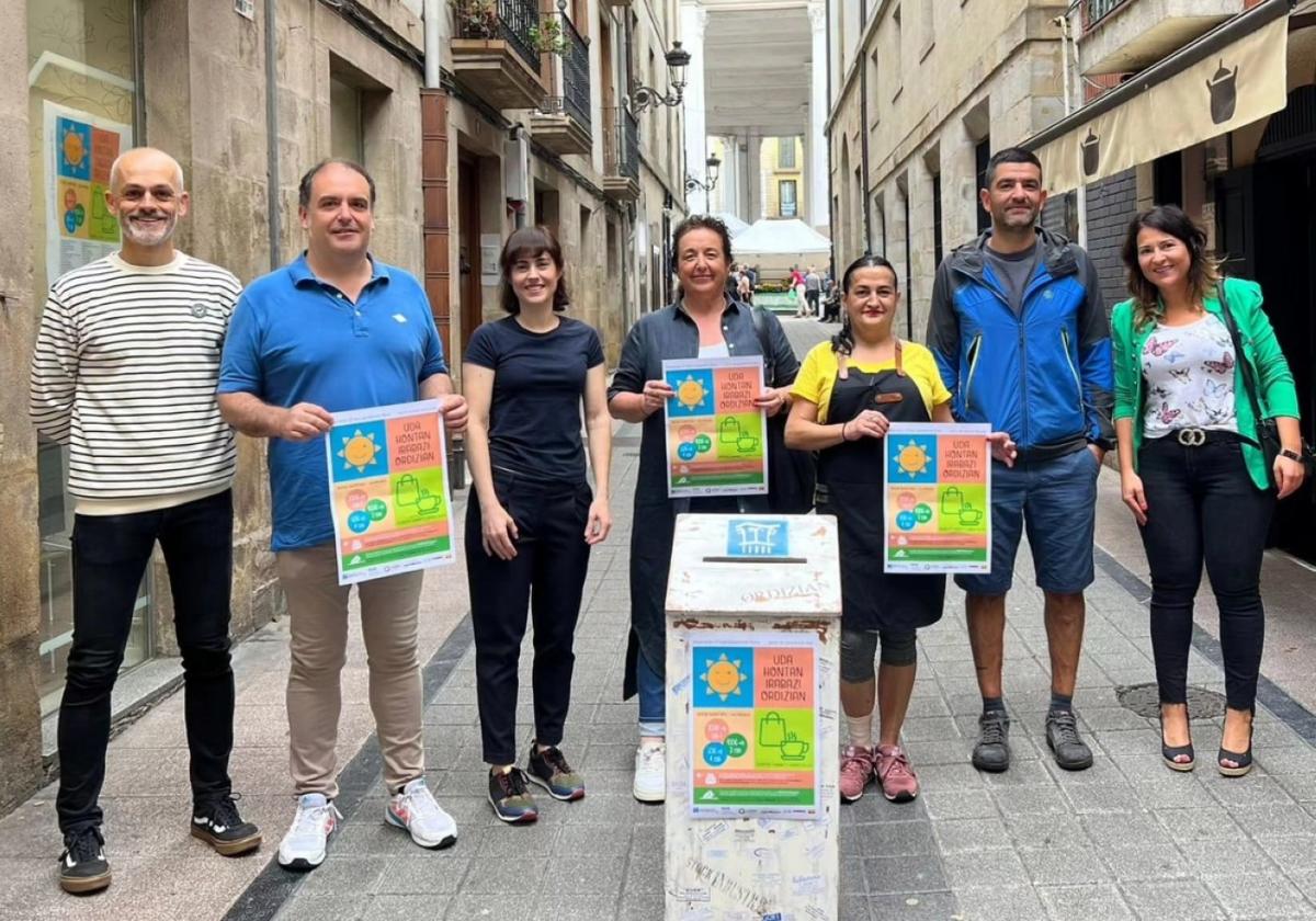 Representantes de Ordizian y del Ayuntamiento presentaron la campaña.