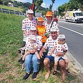 Ambiente en el alto de Itziar: «No podíamos faltar»