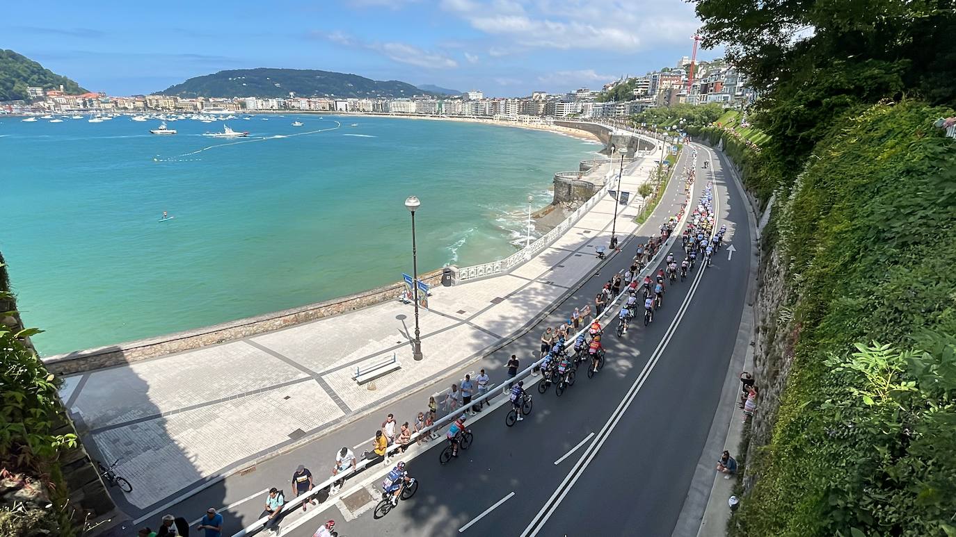 Las mejores imágenes de la etapa del Tour en Gipuzkoa