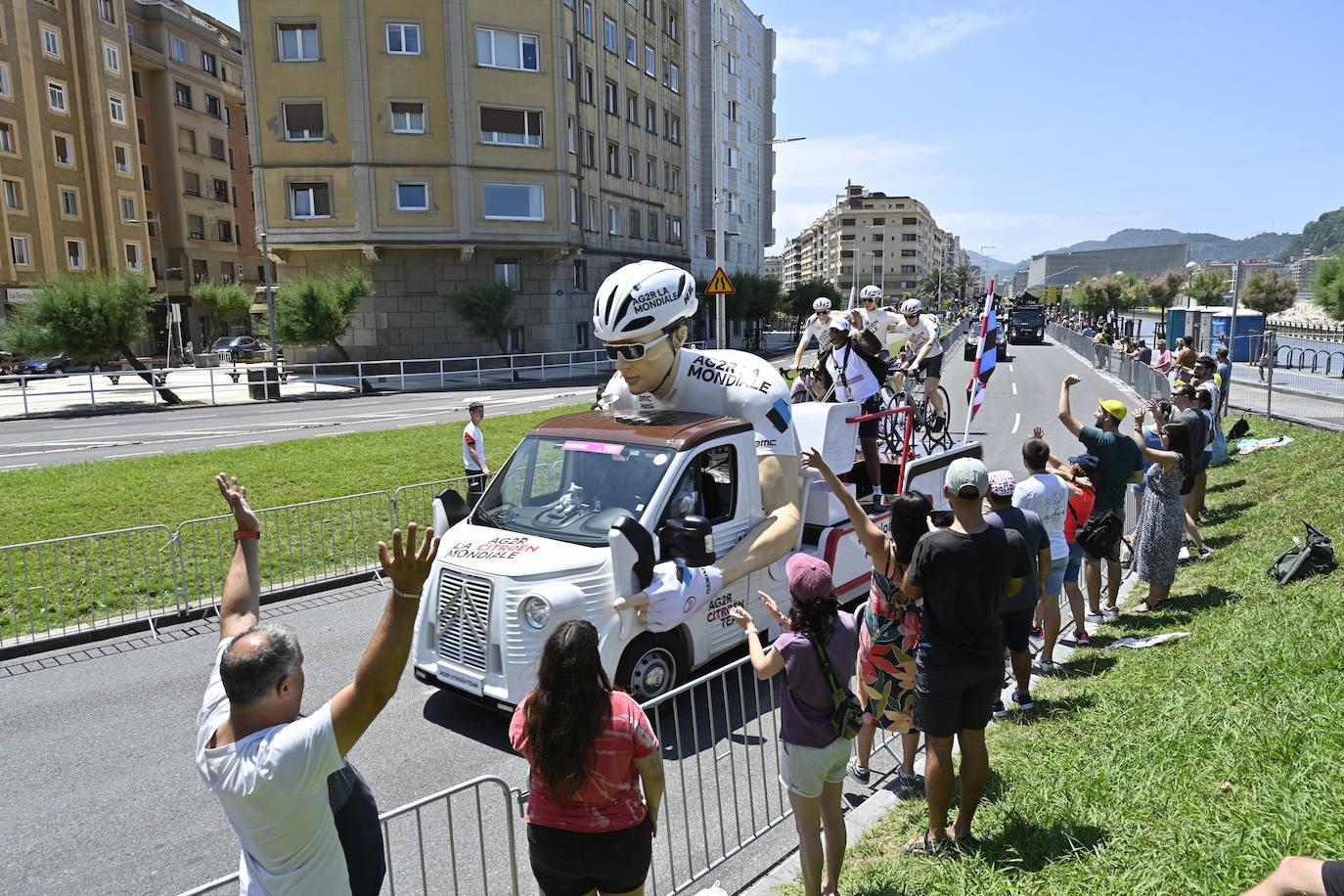 Las mejores imágenes de la etapa del Tour en Gipuzkoa