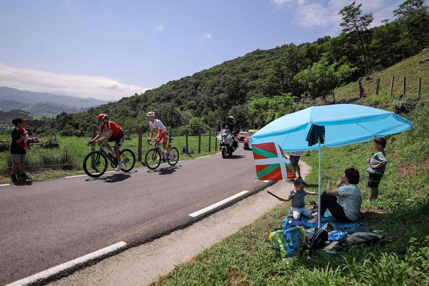 Las mejores imágenes de la etapa del Tour en Gipuzkoa