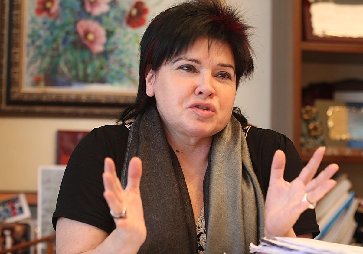 Urchueguía, en su despacho antes de dejar la alcaldía de Lasarte-Oria.