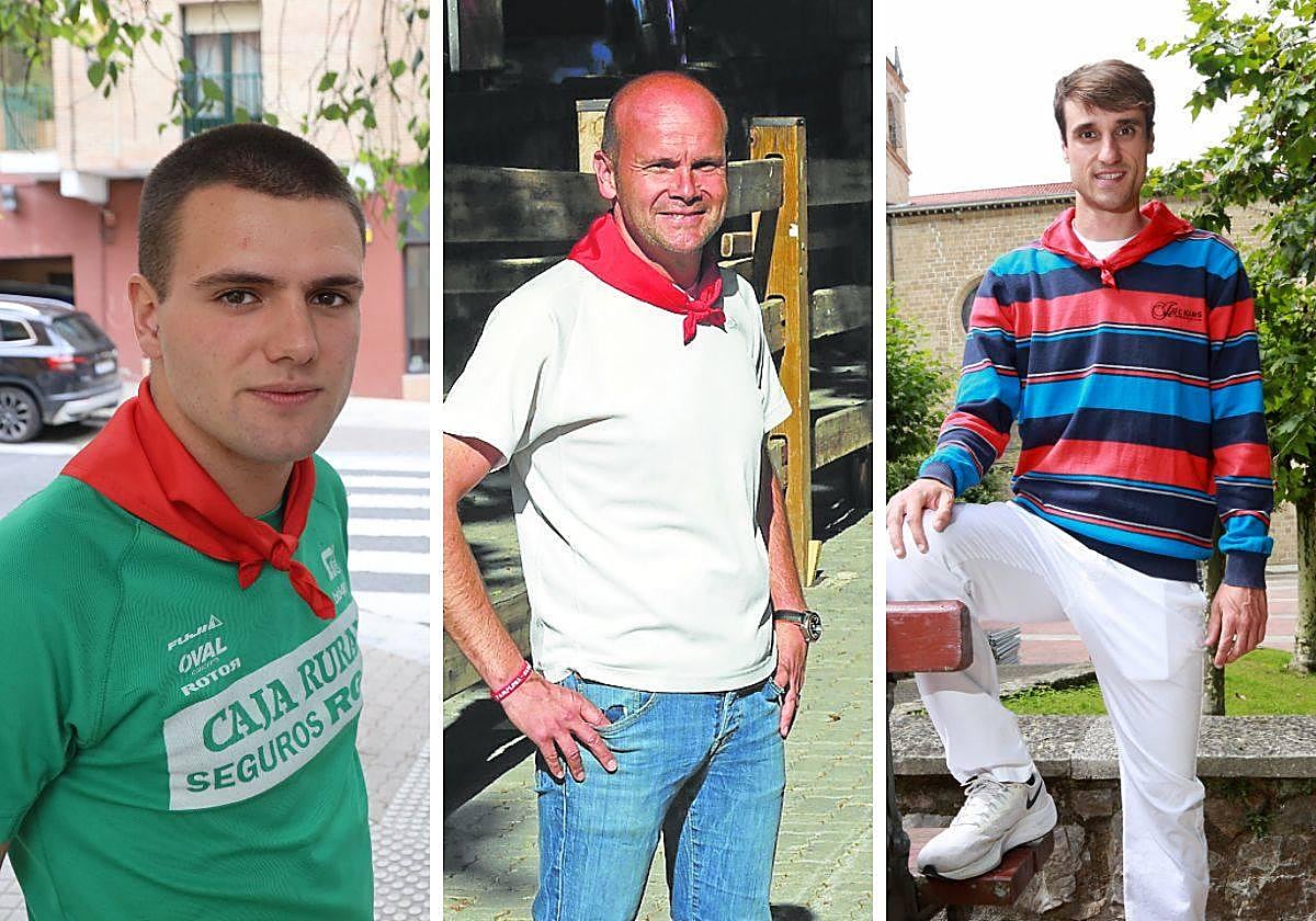 Beñat Eskudero, Teo Lázaro y Jokin Gorria estarán este viernes en Pamplona disfrutando del primer encierro de los Sanfermines.