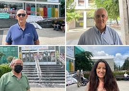 José Marín Sanchez, Carlos Pizarro, Gerardo Nieves y Amabel Ruíz.