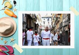 Teo Lázaro, que acompaña cada mañana a Julian Iantzi y Ana Prada en las retransmisiones de TVE, posa en el 'set' a pie de vallado.