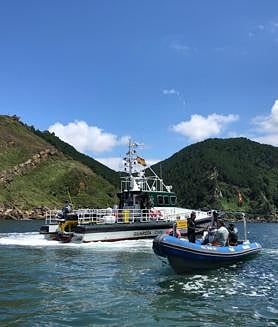 Imagen secundaria 2 - Momentos de la intervención de la Guardia Civil