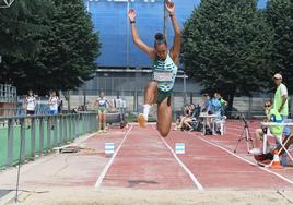 María Vicente, campeona de Europa sub23 de triple salto en Finlandia