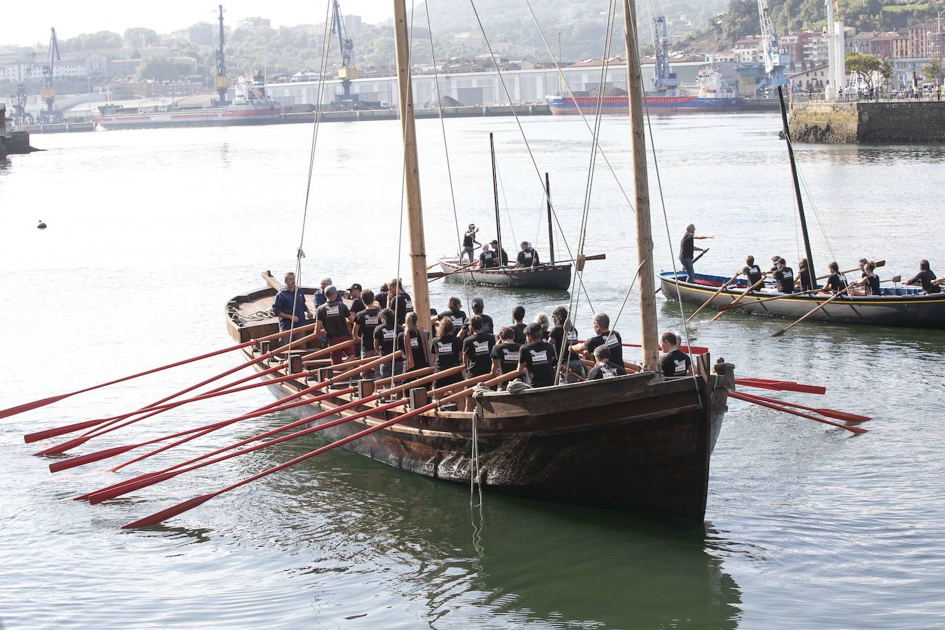 Juanita Larando patatxa Pasaiako Badiako uretan.
