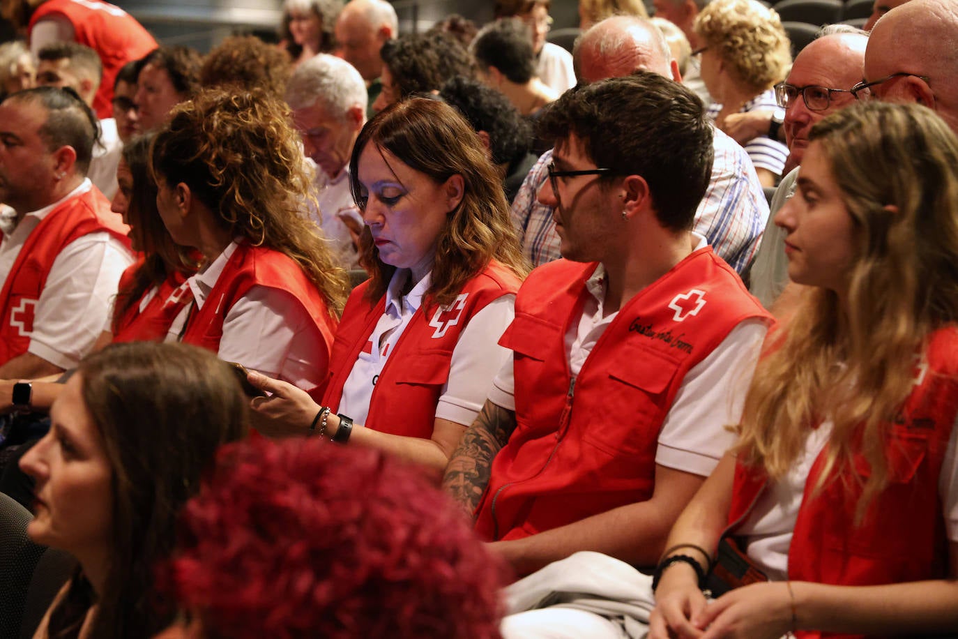 Reconocimiento a Juneren Hegoak y la Agrupación Local de la Cruz Roja en Errenteria