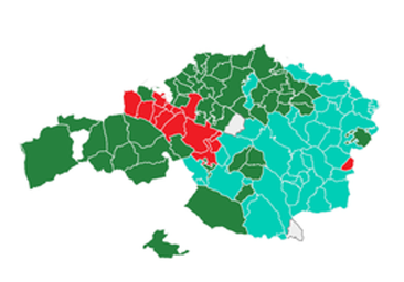 El PNV gana en Bizkaia pero PSE y EH Bildu le pisan los talones