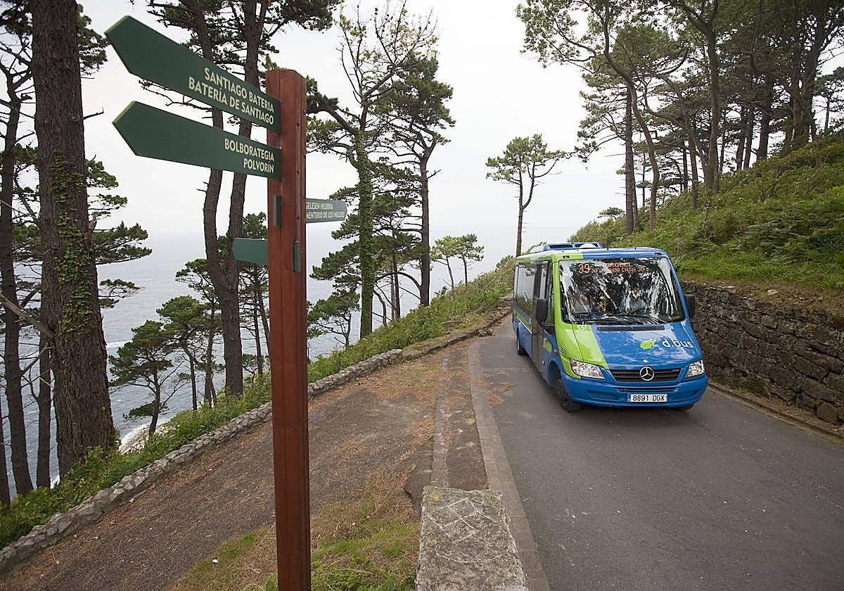 El PP solicita a Movilidad que recupere el servicio de bus al monte Urgull