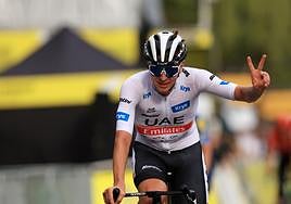 Pogacar, en el reciente Tour de Francia.