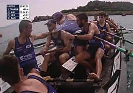 Momento de la pelea en la 'Sotera'.