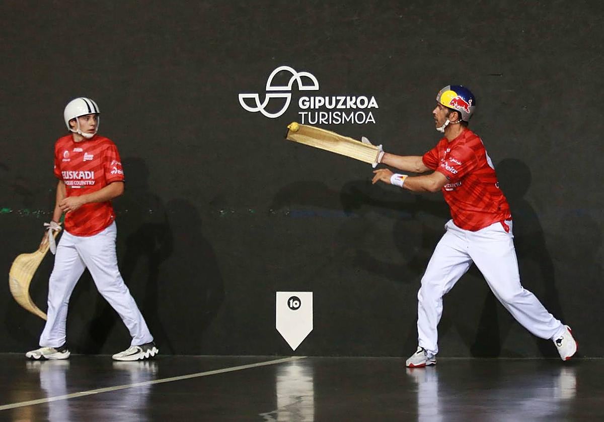 Imagen de archivo de un partido de cesta punta