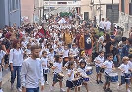 Los txikis cumplirán con la marcha de tambores en la festividad del 16 de septiembre.