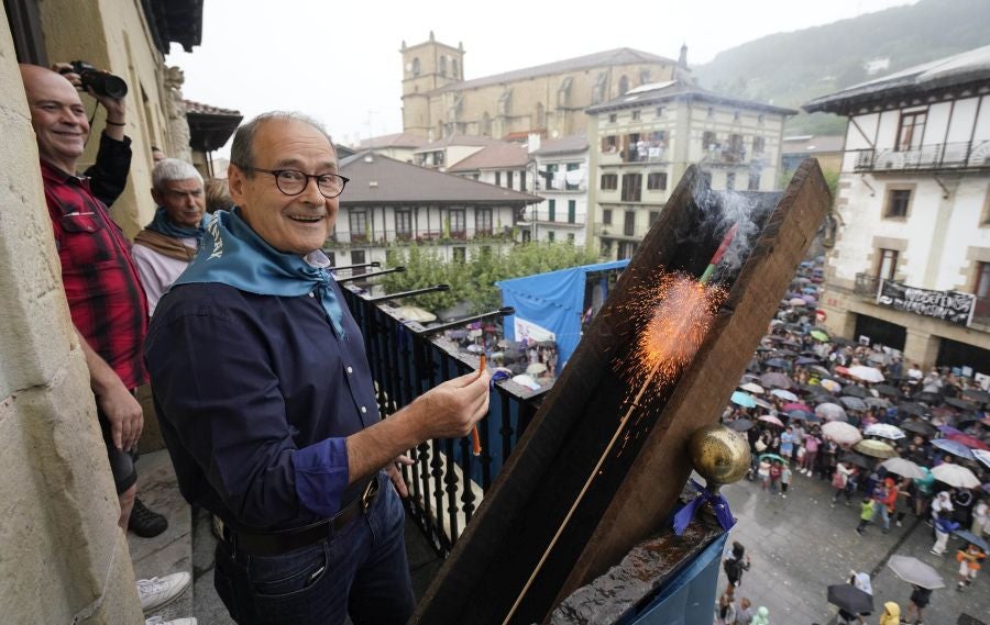 Hilario Arbelaitz, protagonista en el txupinazo de Oiartzun