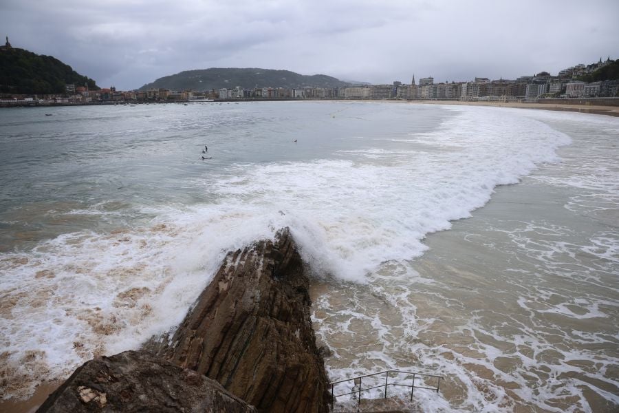 La borrasca &#039;Patricia&#039; llega a Donostia