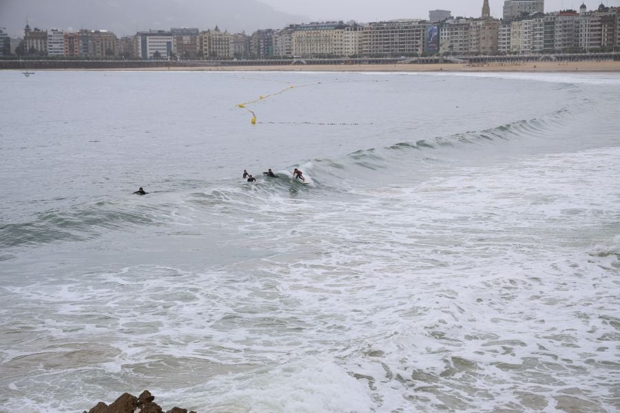 La borrasca &#039;Patricia&#039; llega a Donostia