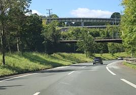 Lugar donde tuvo lugar el accidente mortal ocurrido la noche del viernes.